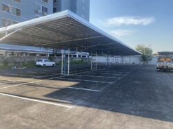 งานสร้างลานจอดรถ