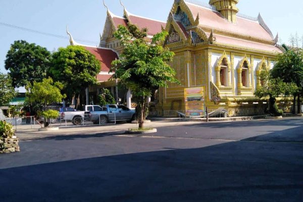ตัวอย่างงานปูถนนยางมะตอย
